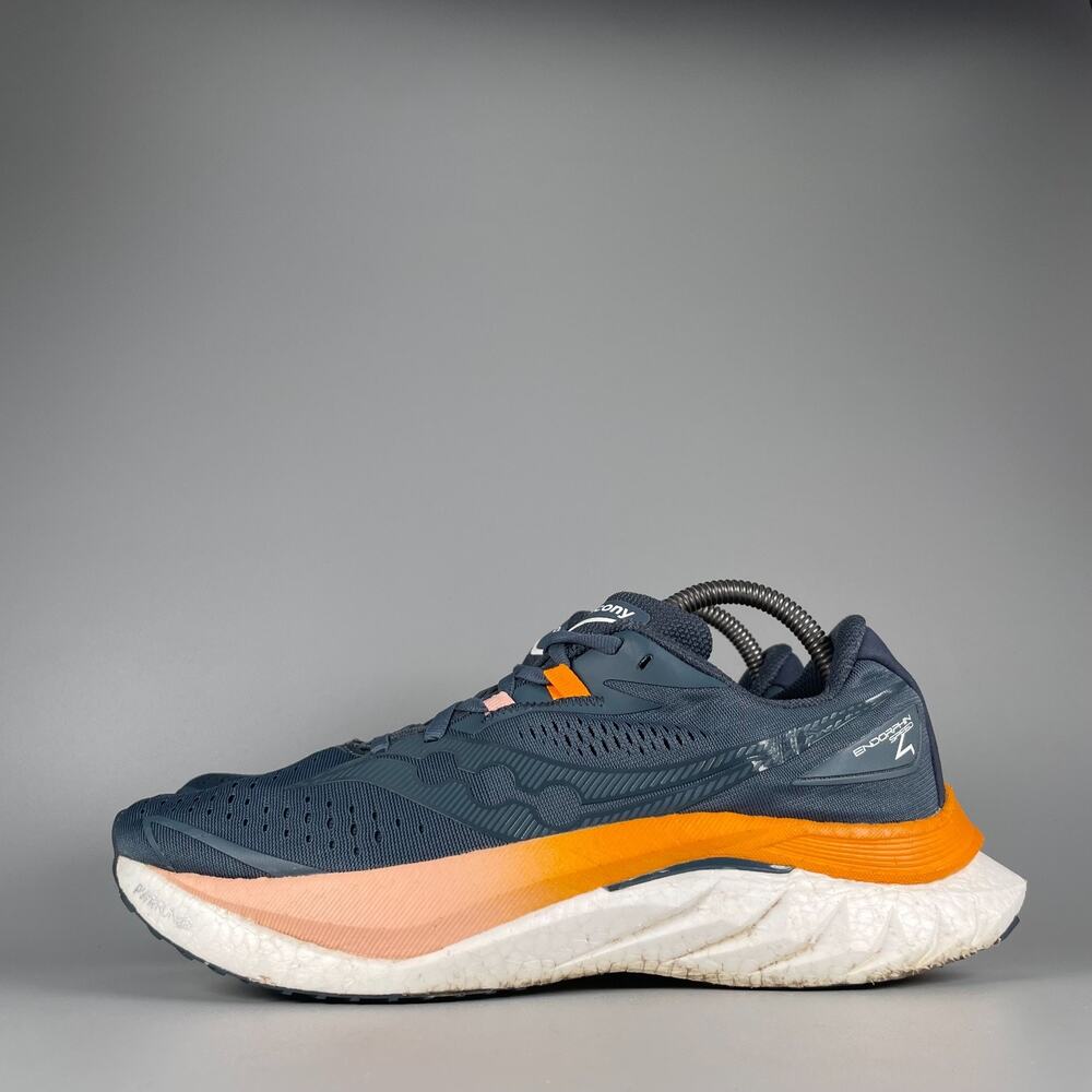 Saucony Endorphin Speed 4 Women's 9.5 Blue Orange Running Shoes Athletic Sneaker